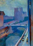 Henri Matisse A Glimpse of Notre Dame in the Late Afternoon oil painting artist